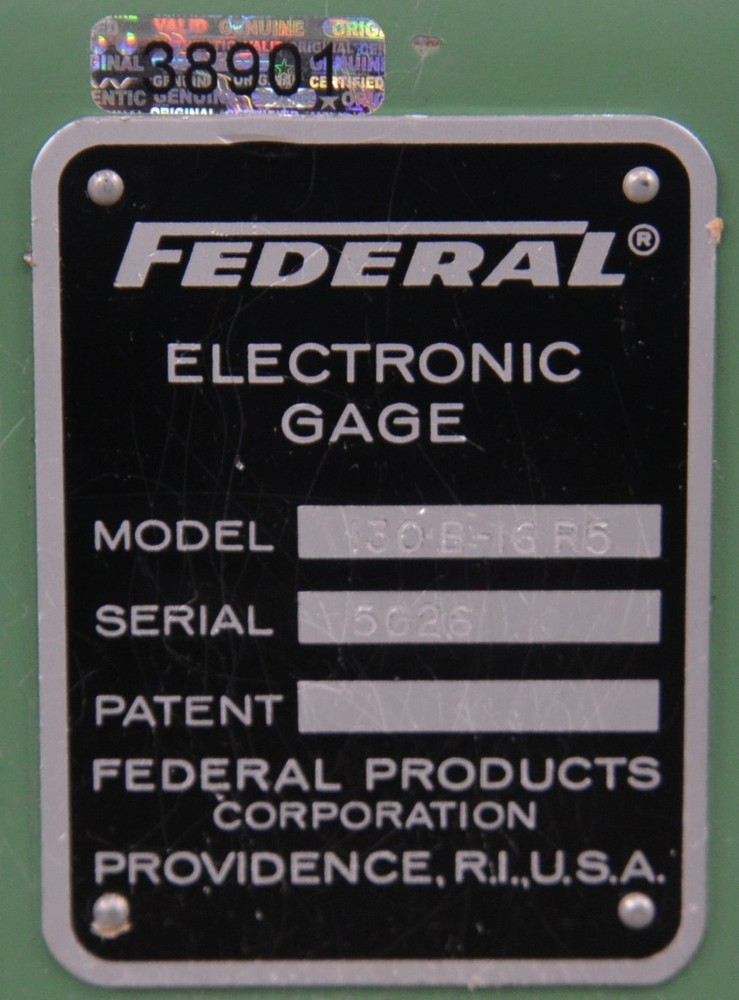 Federal 130B-16 R5 Gage Block Comparator