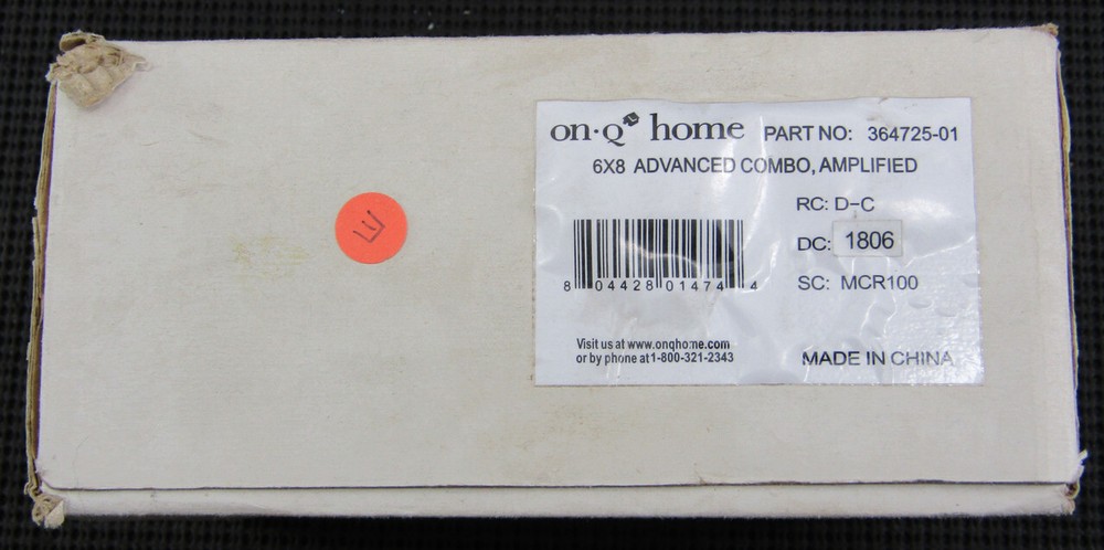 ONQ 364725-01 12VDC AMPLIFIED 6X8 ADVANCED COMBO MODULE