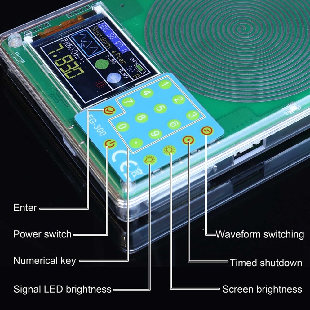 Frequency Healing Machine with Schumann Resonance and 13 Output Waveform Modes