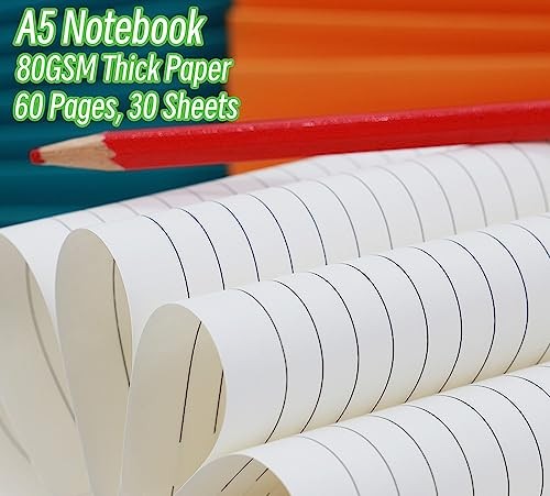 Composition Notebook Journals -12 Pack with 60 Lined Pages, 30 12pack Lines