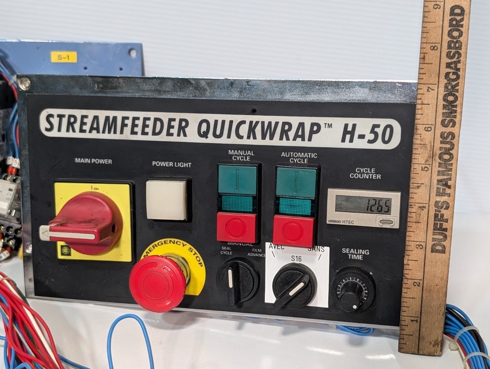 Streamfeeder Quickwrap H-50 Industrial Polybagger System Control Module Assembly