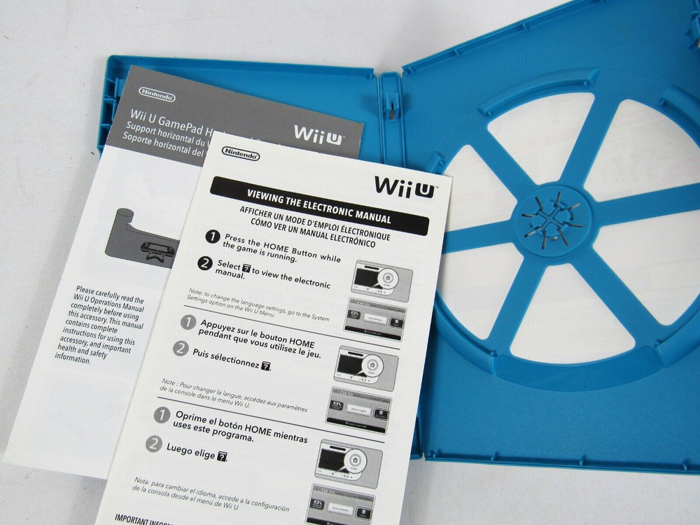 Wii Party U Case + Manual + Insert NO GAME