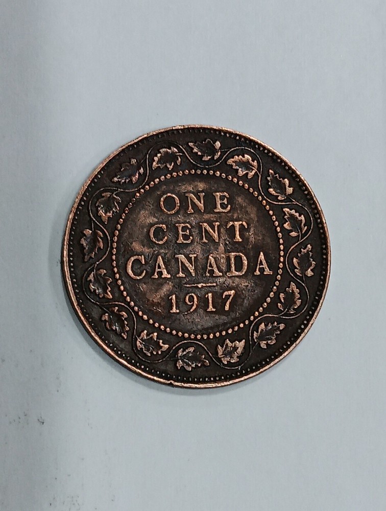 1917 CANADA GEORGE V LARGE CENT KM-21