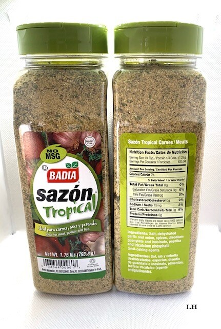 Sazon Tropical & Complete Badia 1.75 lb