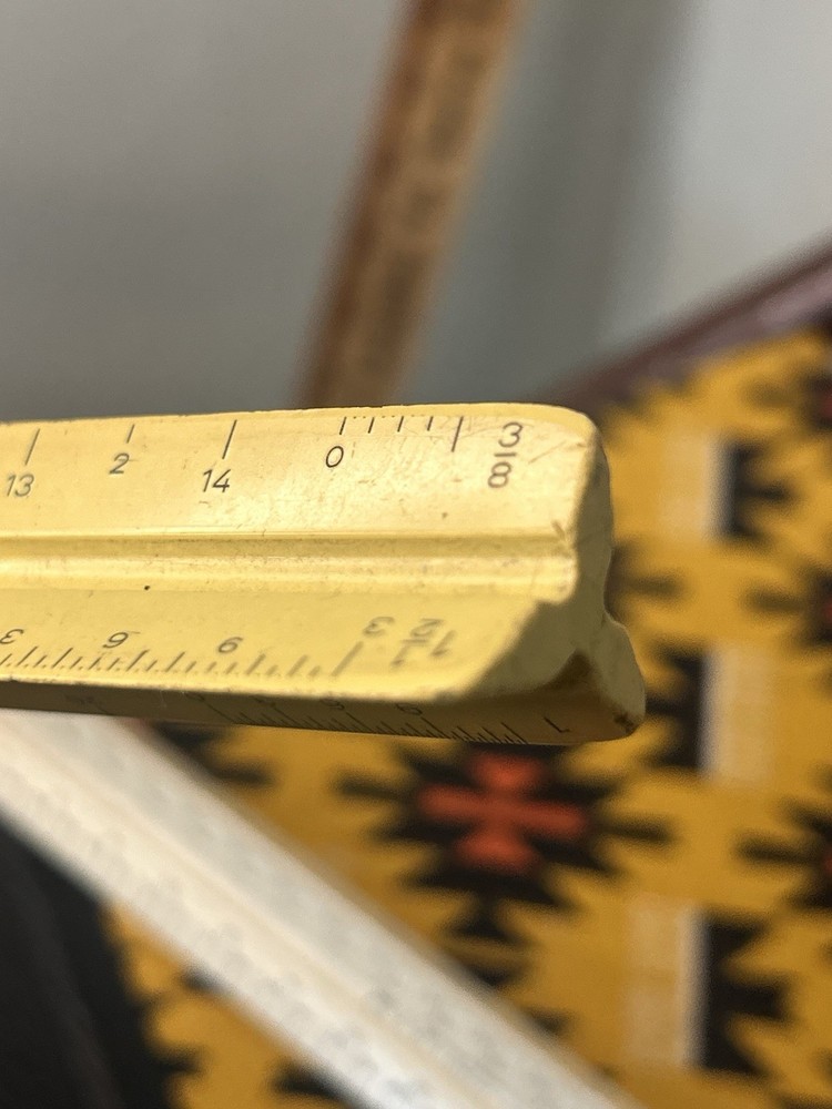 A.W. Faber Castell Triangular Architect Scale Rulers 12” Germany Set 2