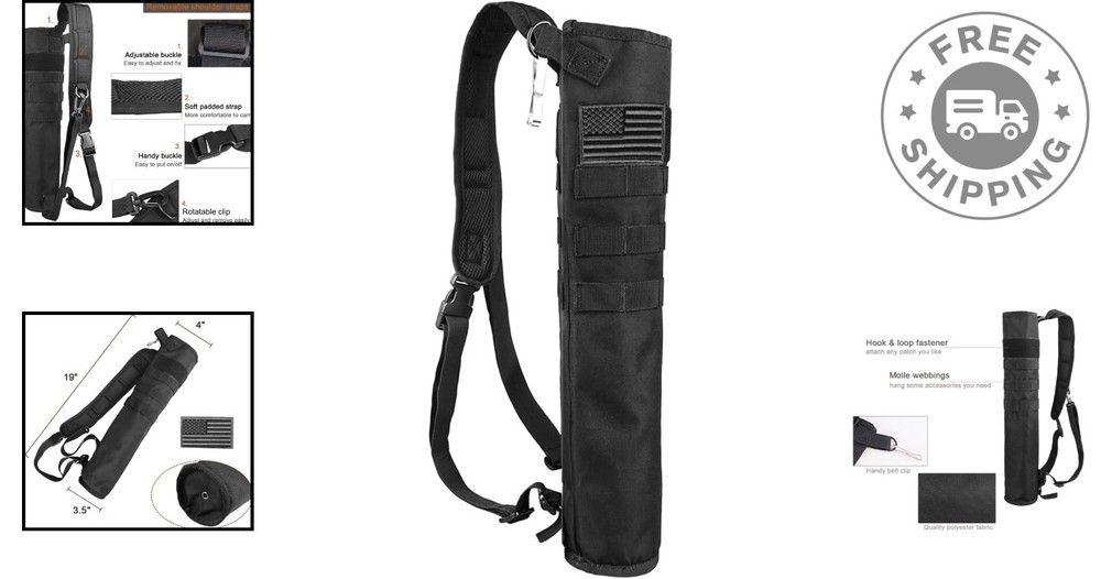 Multi-Functional Lightweight Arrow Bag with Customizable Molle System - 19” Size