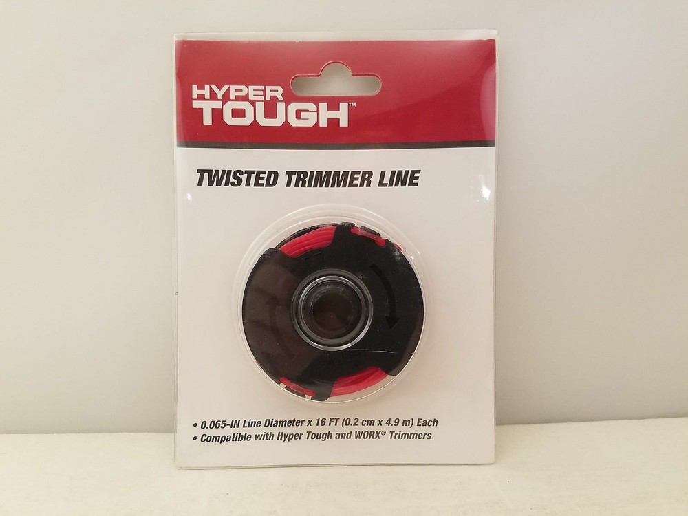 3 pack Hyper Tough Twisted Trimmer Line Replacement Spool | HT18-401-004-01