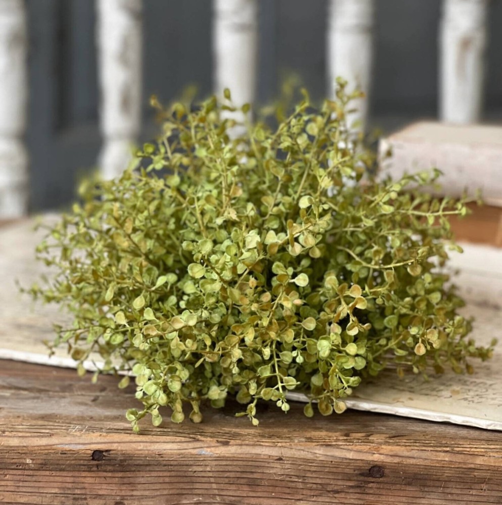 7" Baby's Grass Half Sphere Floral Accent Decor