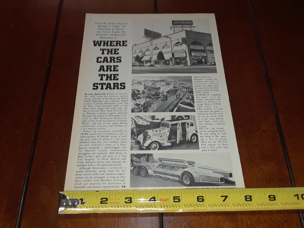 1975 PETERSEN MOTORAMA ORIGINAL ARTICLE