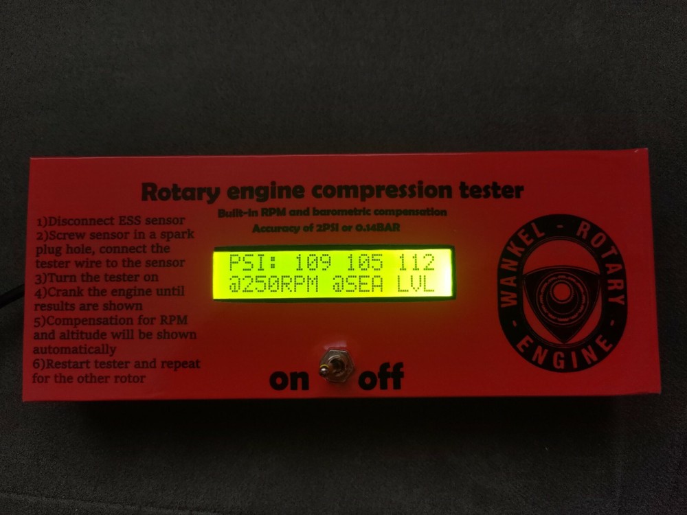 Rotary Engine Compression Tester MAZDA RX8 RX7 13B 12A 20B