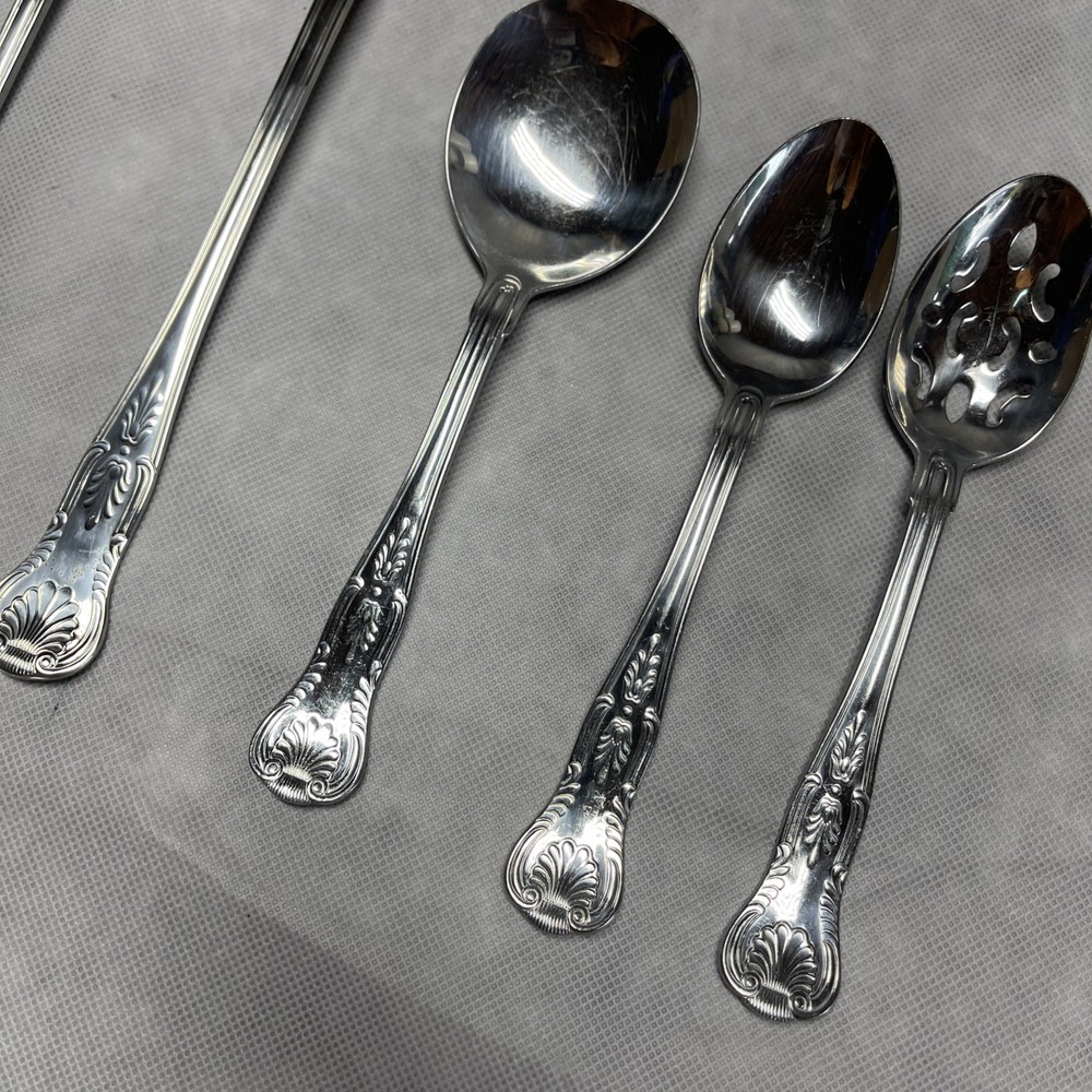 Reed & Barton KINGS 5 Pc 1824-1999 175th Select Stainless Serving Flatware Set