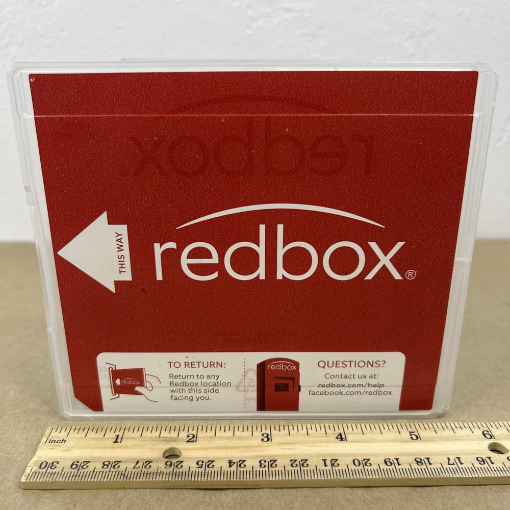 1 Empty Redbox CD/DVD/Blu-ray Disc Case Hard Plastic RARE OOP