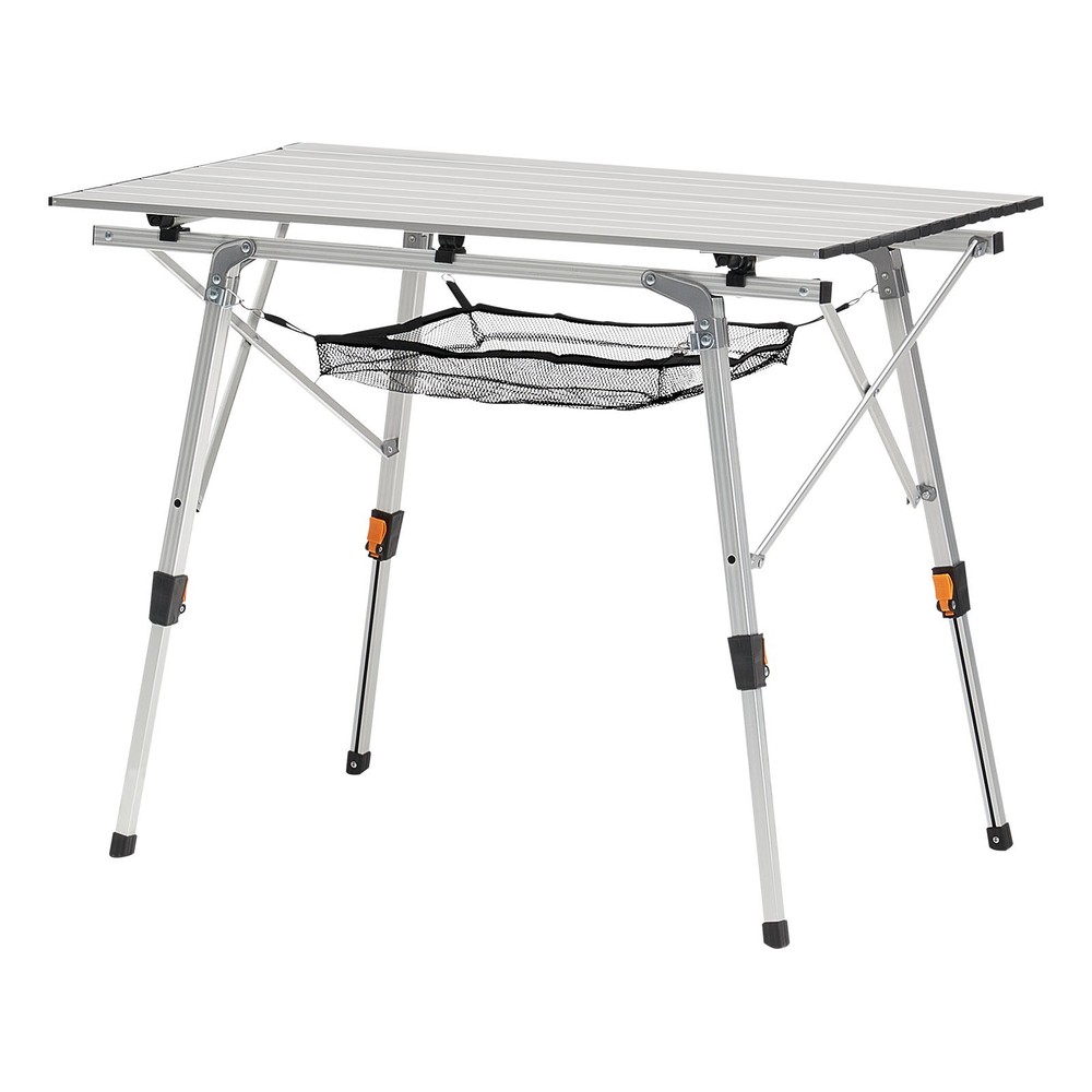 Ultralight Folding Camping Table Aluminum Roll Up with Mesh Layer