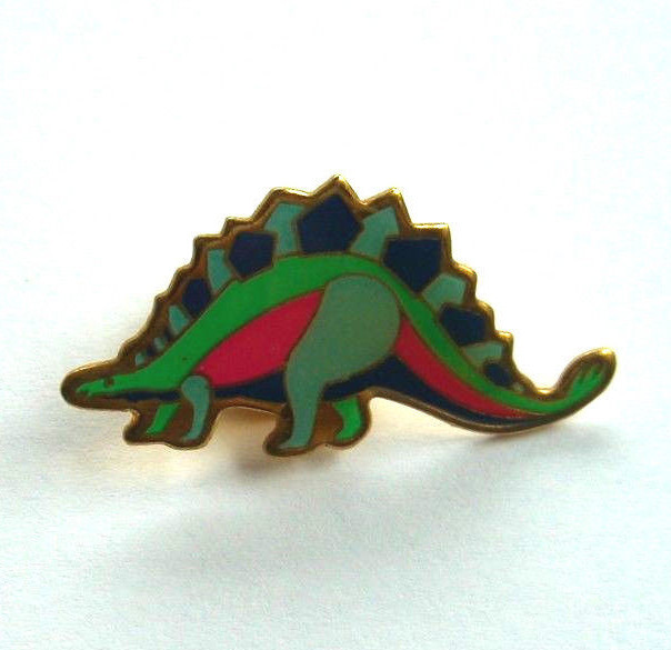 Dinosaur, Pin/Button, 1 3/8" x 5/8"