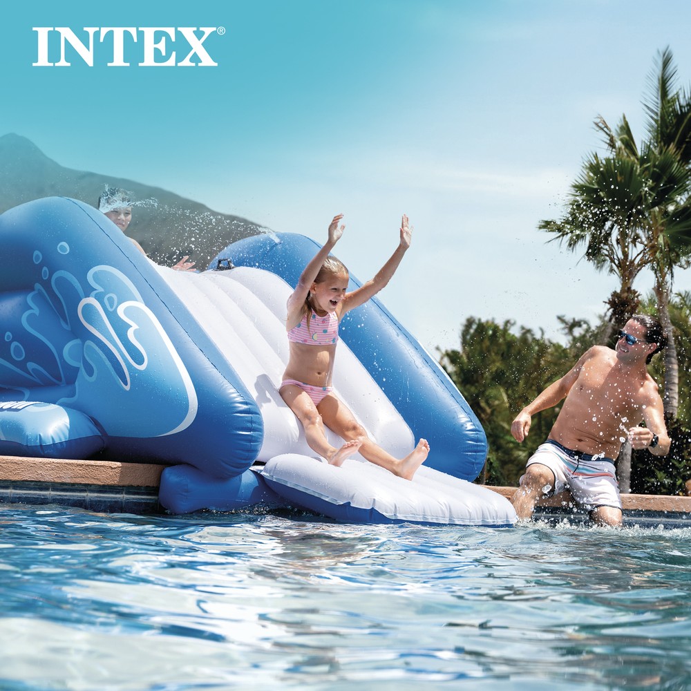 Intex Kool Splash Inflatable Play Center Water Slide | (Open Box) (2 Pack)