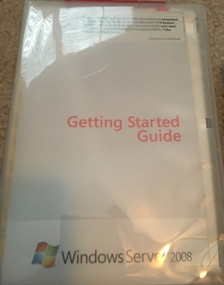 Microsoft Windows Web Server 2008 32/64-bit DVD/Key LWA-00078