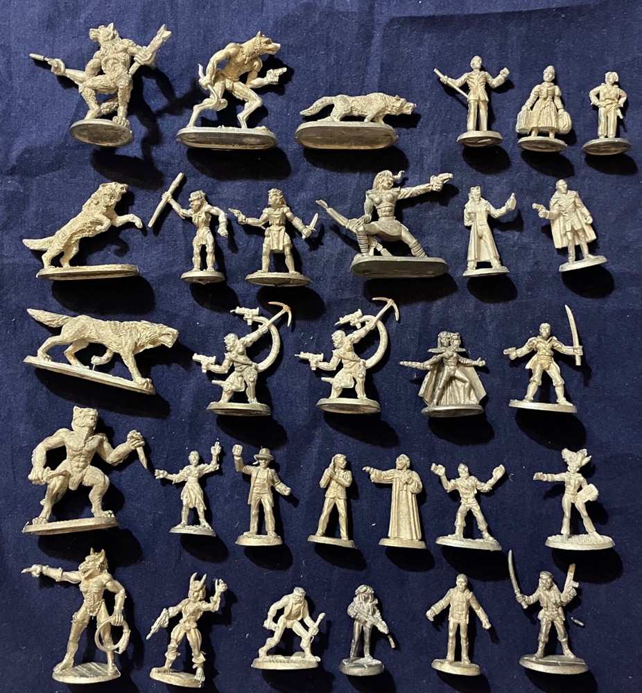 Shadowrun, Vampire, Werewolf, & Mage miniatures by Ral Partha, Multilisting #4