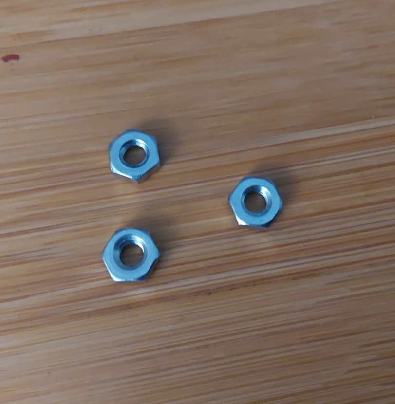 SureFire HL1-C Replacement Nuts 3-Pack for Helmet Light Mount