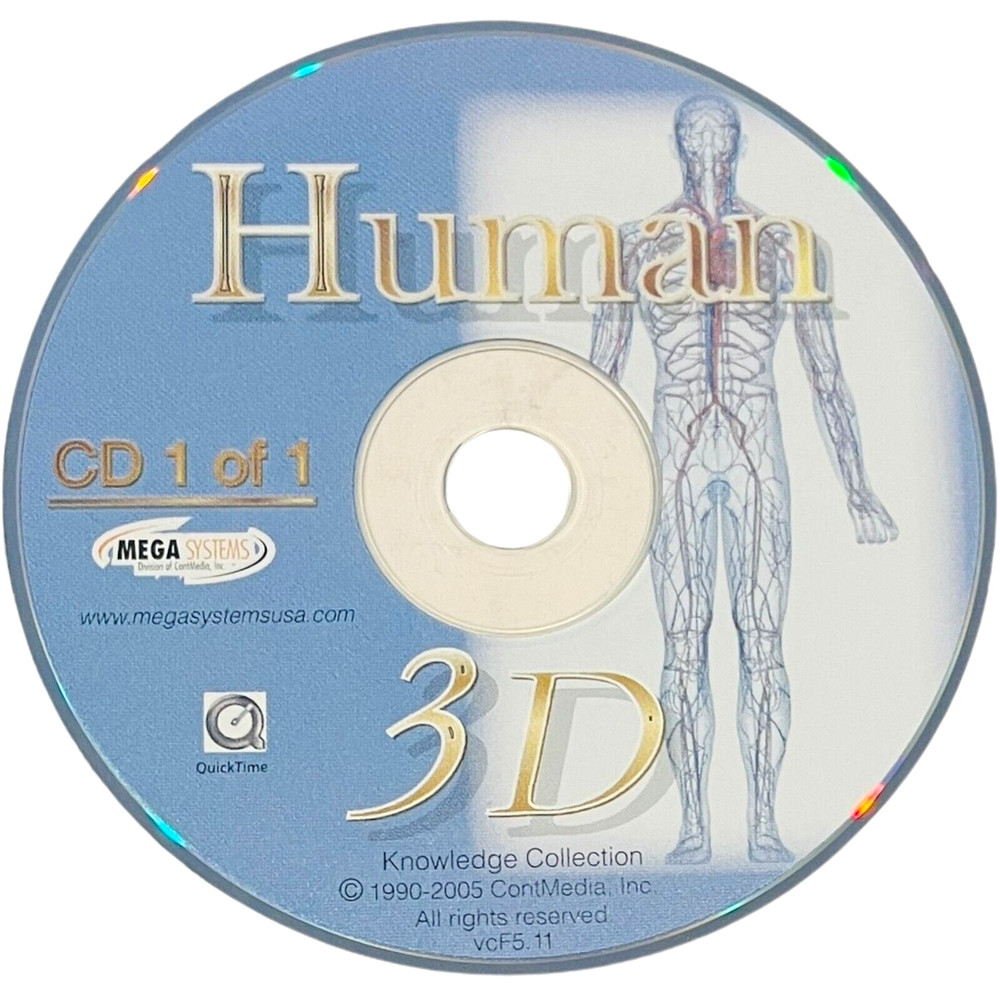 Human 3D CD MEGA Systems Knowledge Collection ContMedia