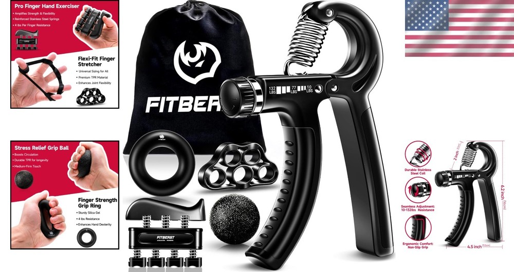 Brand New Hand Grip Kit Black Adjustable