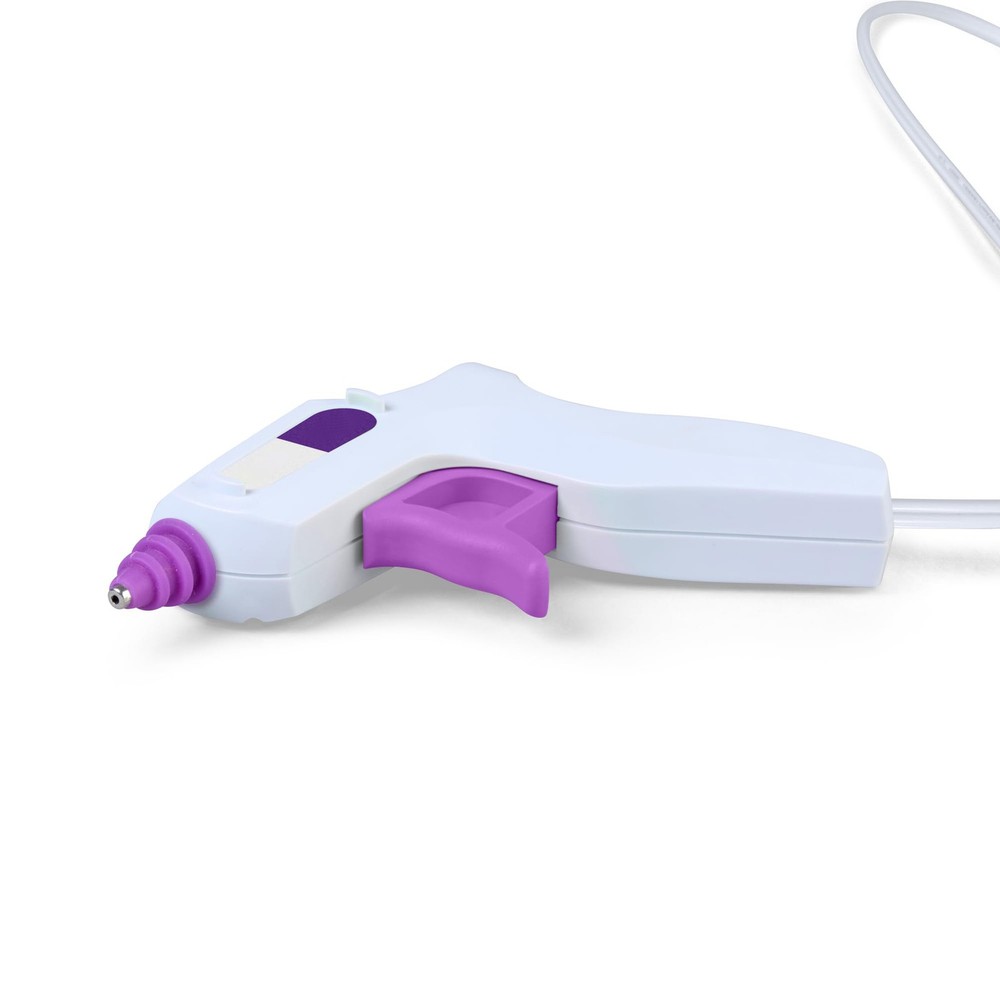 Cool Glue Gun Kit, Safe Craft Tool, Lightweight, Projects, White