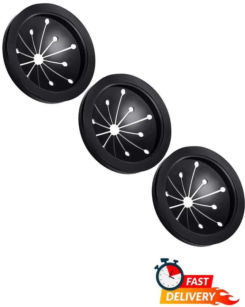 3 Pack 3.1" Garbage Disposal Splash Guard Sink Baffle Universal Drain Plug