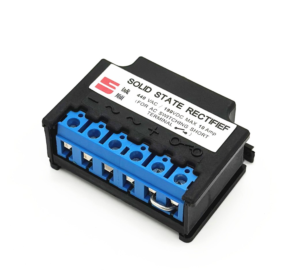 SOLID STATE RECTIFIER 440VAC 190VDC MAX 10Amp Motor Brake Rectifier