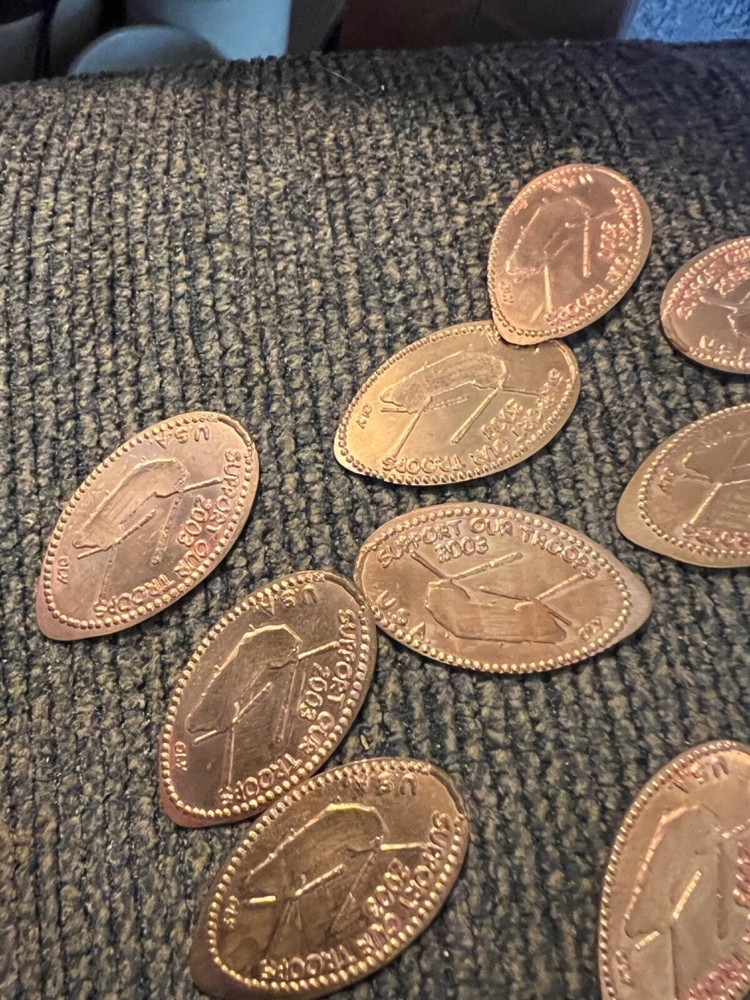 2003 Support Our Troops Elongated Penny - SQUASHED -