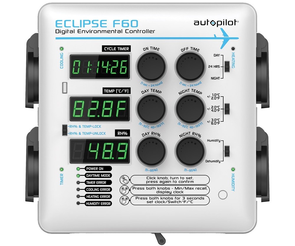Autopilot APE4100 Eclipse F60 Digital Environmental Controller White *NEW*