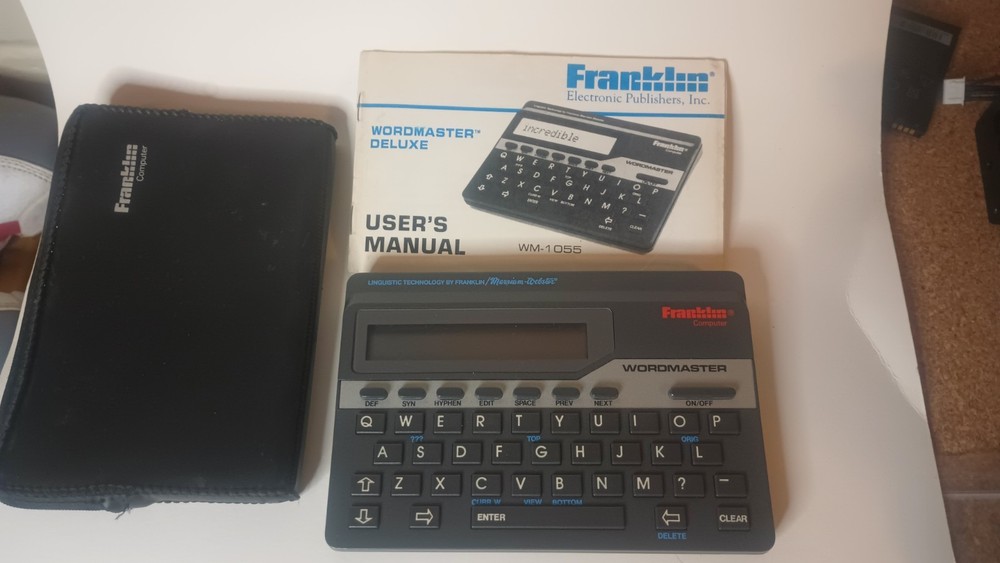 Franklin Wordmaster Deluxe WM-1055 Electronic Thesaurus