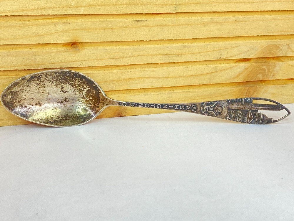 Antique State Collectible Sterling Silverware Washington D.C. By Robbins