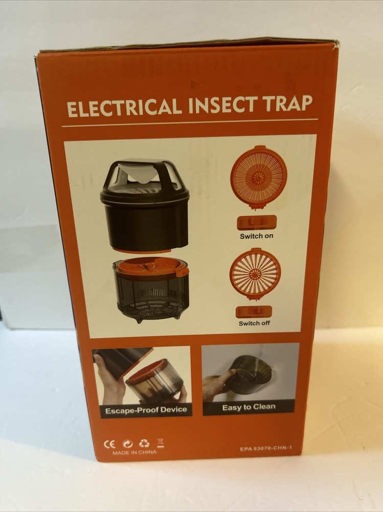 Electrical Insect Trap Pest Control Mosquito Killer Escape Proof Device LED