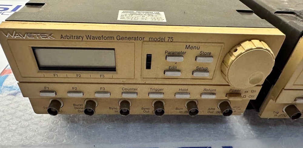 2PCS WAVETEK MODEL 75 ARBITRARY WAVEFORM GENERATOR