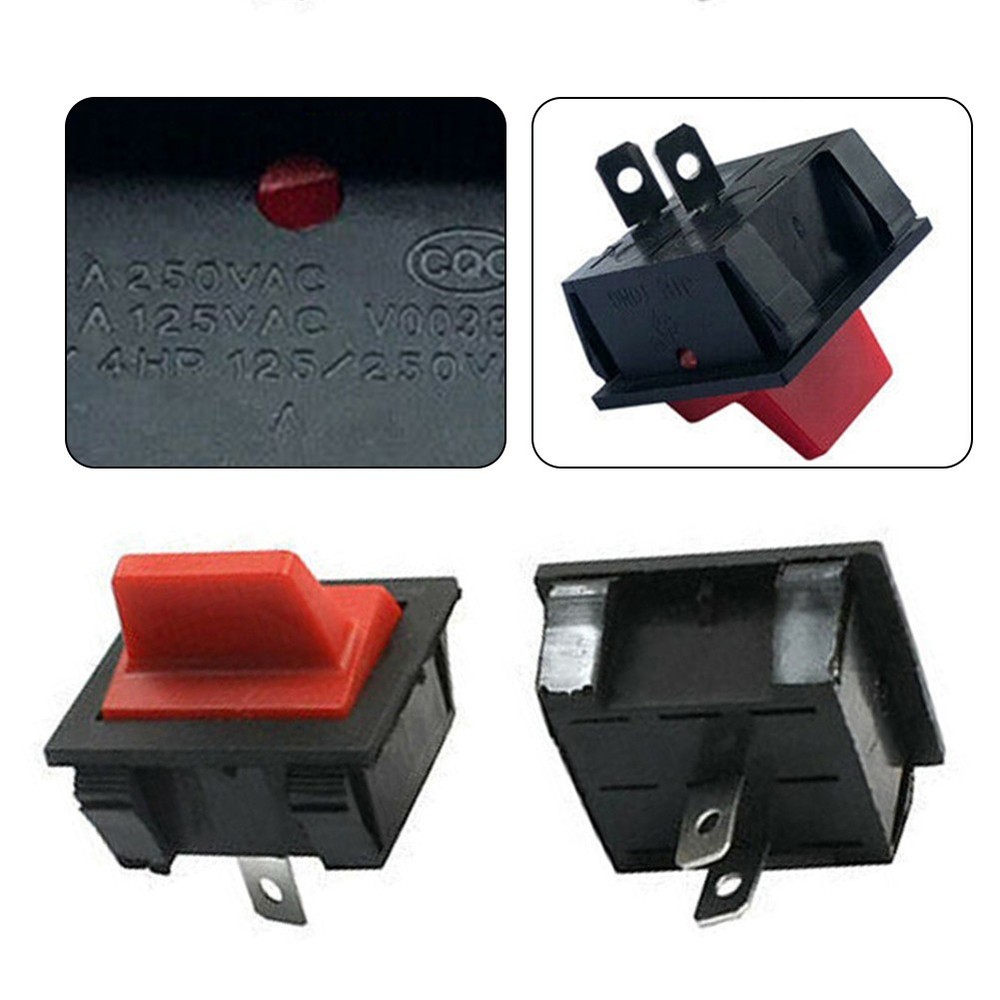 10 Pcs Generator 2-Position Rocker Switch Engine Stop Ceasefire Rocker Switch