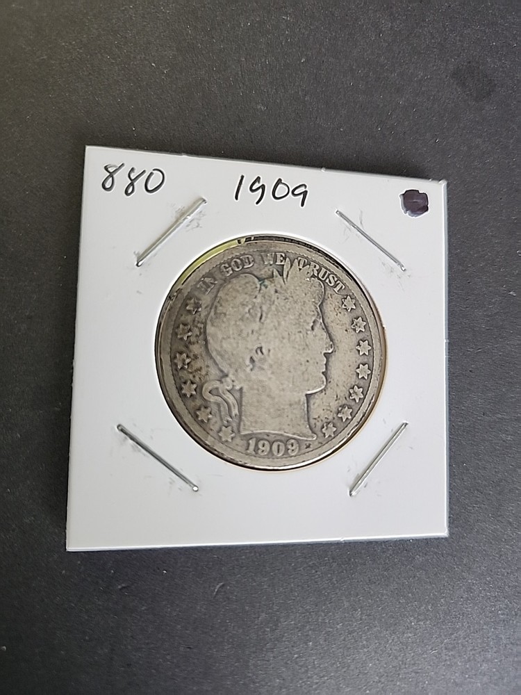 1909 Barber Half Dollar In Good Condition