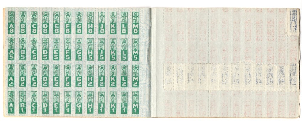 WWII - War Ration Book Four - XL4C