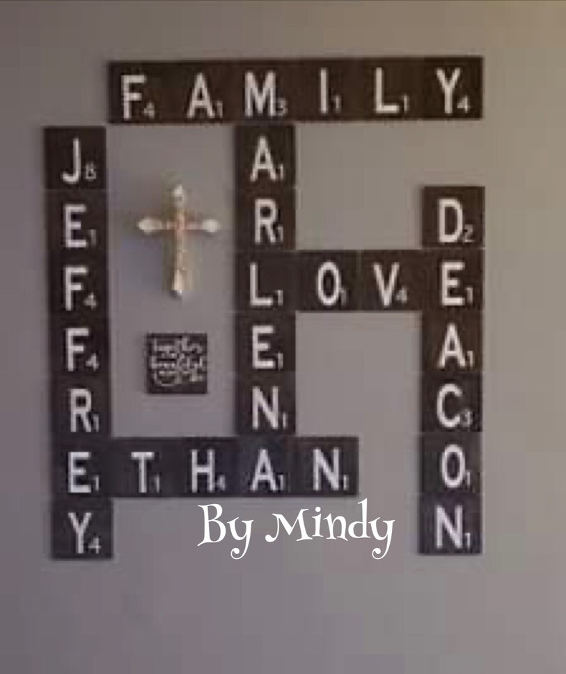 4X4 Scrabble Wall Tiles - Beautiful