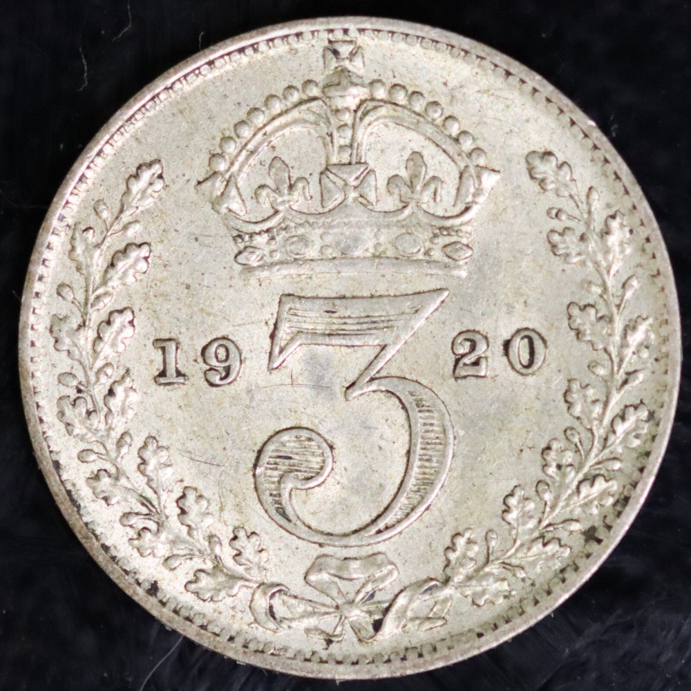 1920 Great Britain 3 Pence KM# 813