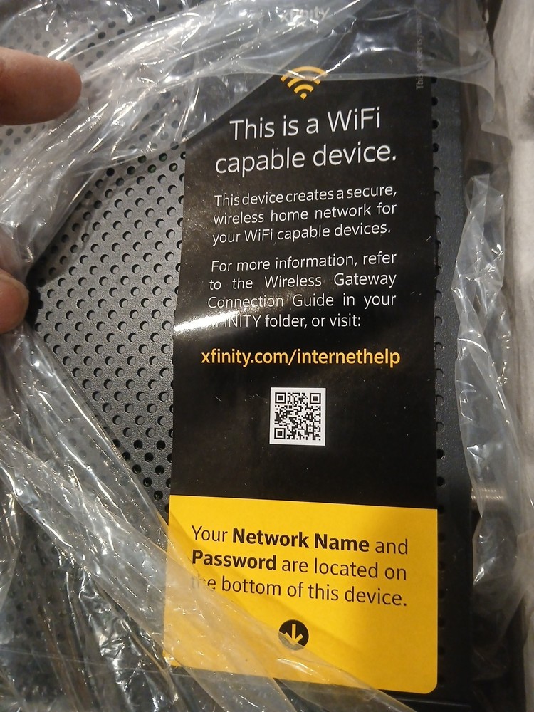 Xfinity cable modem with remote