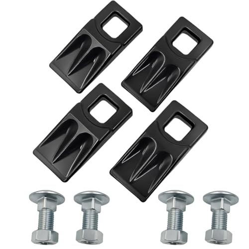 4 Pack Auger Teeth Replacement Set for 3 Point Post Hole Digger - Heavy Duty Cut
