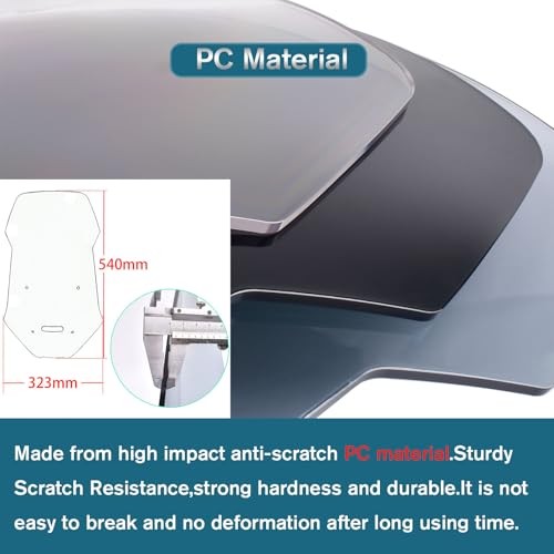 Motorcycle ADV160 Windshield Flyscreen Windscreen Wind Defelctor Front Clear