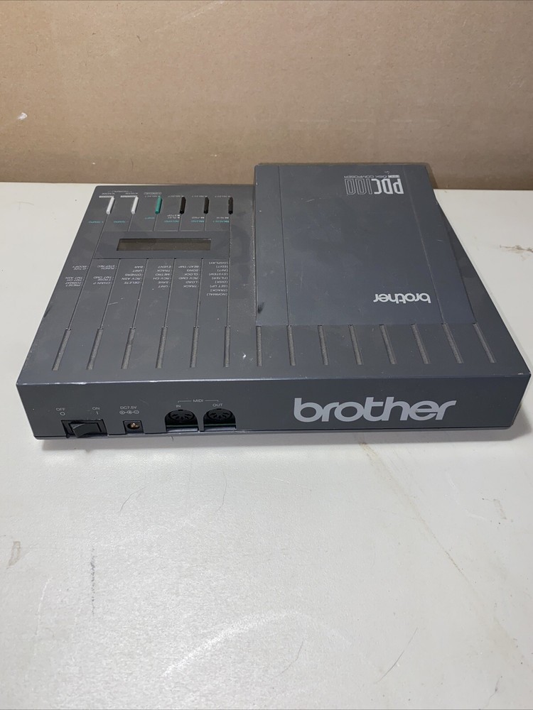 Brother PDC-100 (Pro Disk Composer) MIDI Sequencer As Is Untested