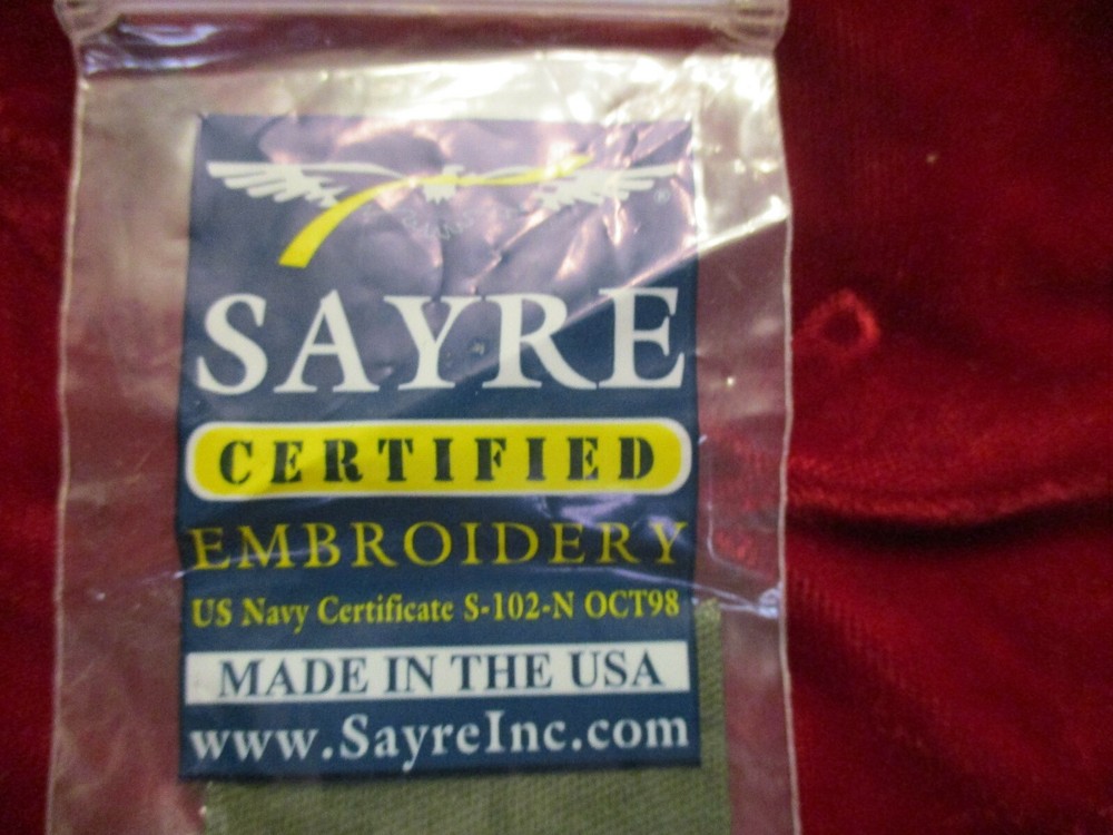 Sayre Navy Collar 1st Class PO