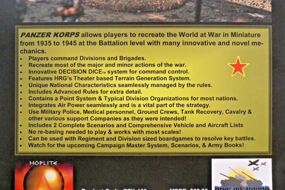 Panzer Korps - Divisional Warfare Core System - Older Version