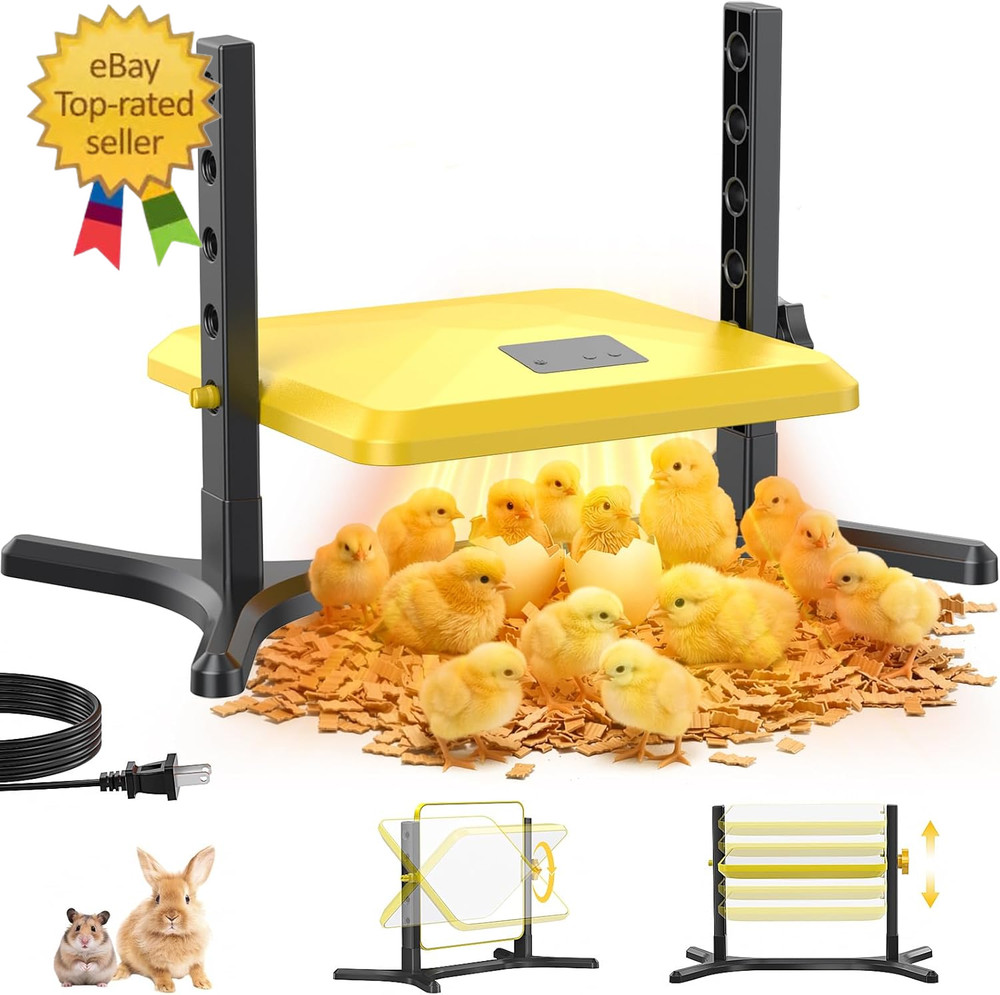 Smart Chick Brooder Plate - Energy Efficient Chick Heat Plate with Adjustable He