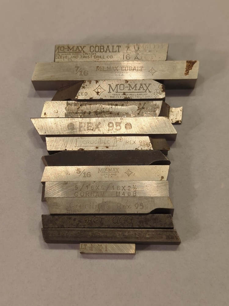 MO-MAX REX GORHAM Lathe Bits Lot Different Sizes Used