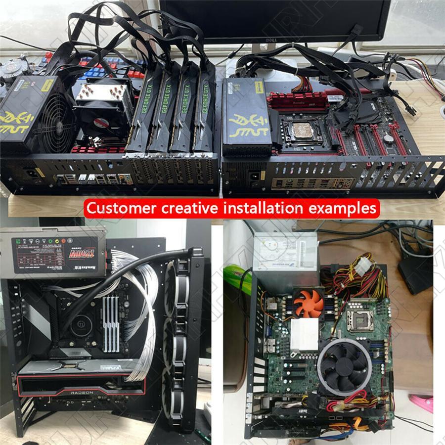 1 x Open Chassis Computer Case Motherboard Bracket Equipment Mining Rig Frame