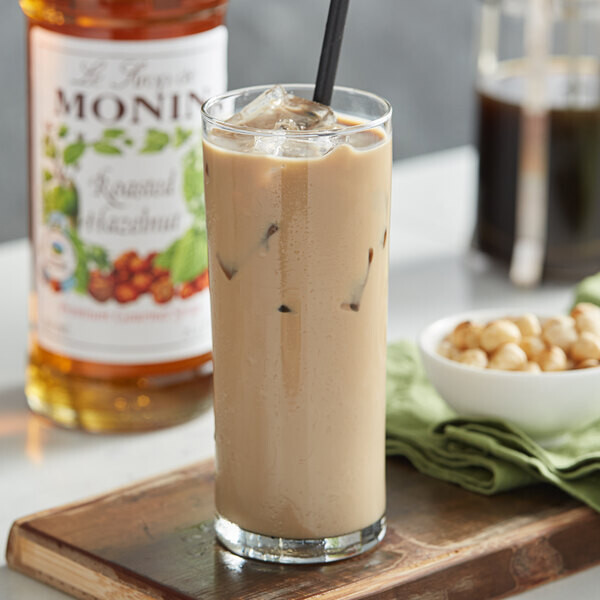 Monin Premium Roasted Hazelnut Flavoring Syrup