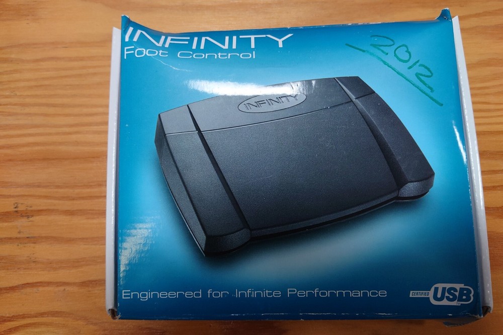 Infinity IN-USB-2 USB Digital Foot Control Computer Transcription Dictation New