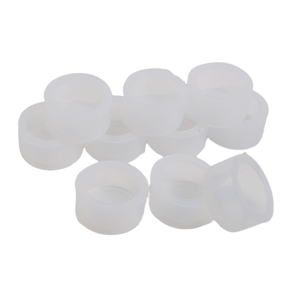 Push Button Switch Cover Clear Petroleum Reasonable Structure Rubber 10pcs